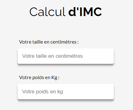 IMC calculator