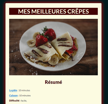 crepe recepe